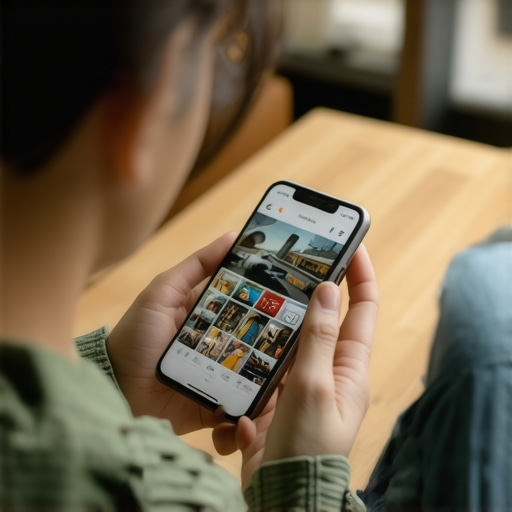 User searching for local businesses on smartphone, representing micro-moments in local SEO