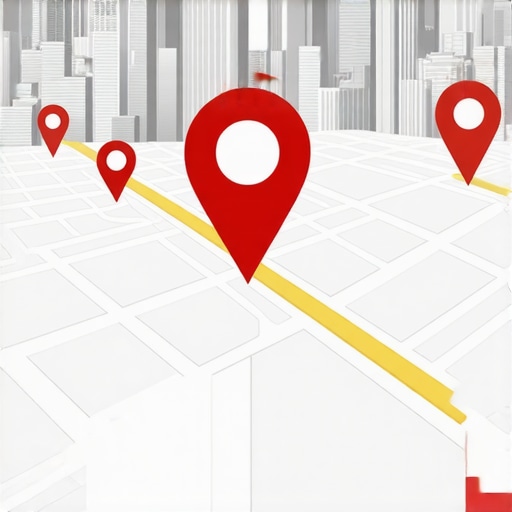 Future of Local SEO 2025 Futuristic city with digital maps and search icons