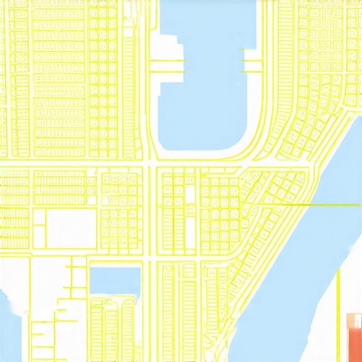 Map visualization showing geospatial analytics for local search