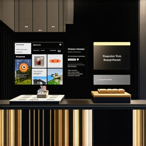 Business using augmented reality and voice commands for local search