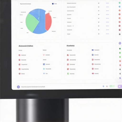 Screenshot of a local SEO dashboard showing real-time engagement metrics and map rankings