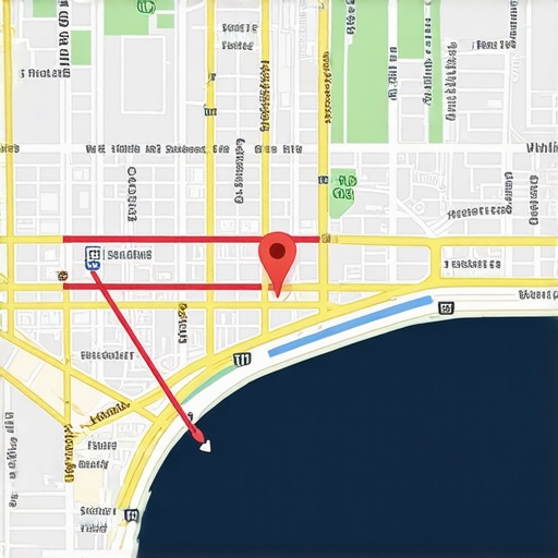 Advanced Geospatial Data Visualization for Local SEO Map showing geofencing zones, user paths, and data analytics tools used in local search optimization