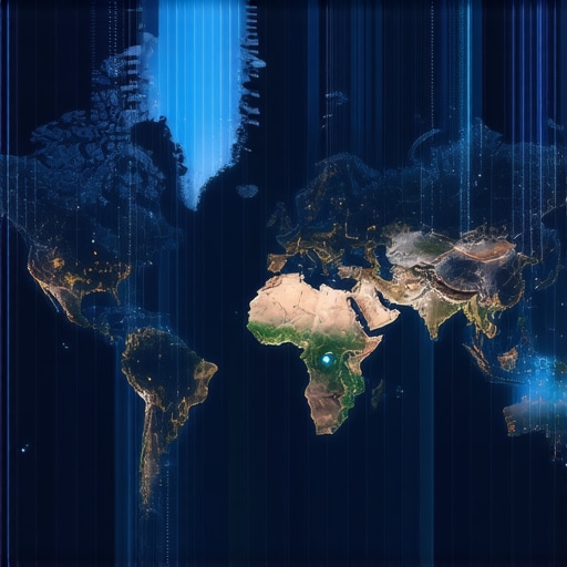 Futuristic digital map illustrating AI signals and geospatial analytics for local SEO in 2026