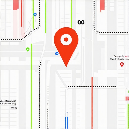 Futuristic map visualizing AI-driven real-time location analytics for local SEO