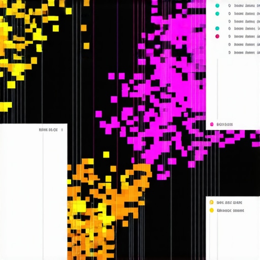 Geo-spatial Analytics for Local SEO Dashboard displaying micro-clusters of consumer activity around a retail location with proximity zones.