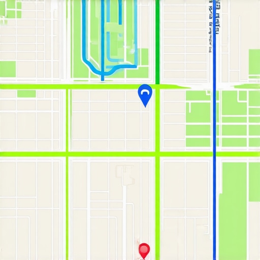 Hyperlocal Data Mapping for SEO Detailed map showing proximity data points and local signals