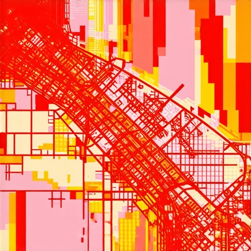 Heatmap and demographic overlay illustrating geospatial analysis for local marketing