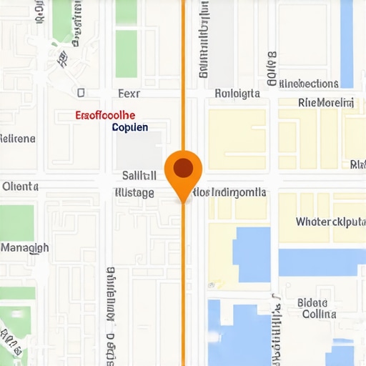 Map showing micro-moment interactions influencing proximity signals in local search.
