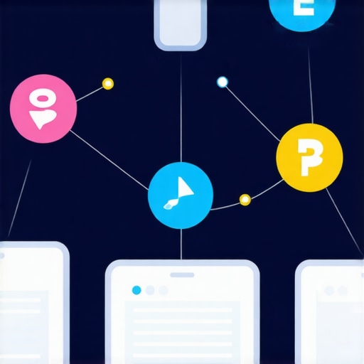 Multidimensional Data for Local SEO Diagram showing various data sources merging into a centralized analytics system for local search optimization.