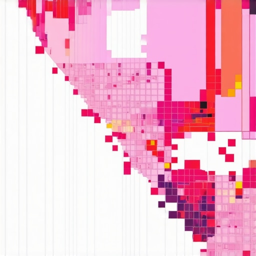 A digital map visualization showing social, review, and proximity layers influencing Google Maps rankings.