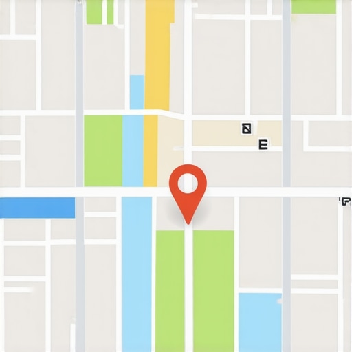 Next-Gen Local SEO Mapping Futuristic digital map illustrating proximity and visibility metrics for local SEO in 2025.