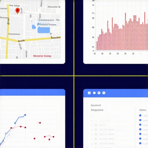 Graphical representation of engagement metrics impacting Google Maps ranking algorithms.