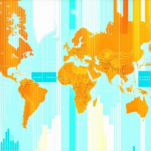 Visualizing Local Visibility Metrics Futuristic digital map demonstrating proximity and local visibility metrics for SEO in 2025.