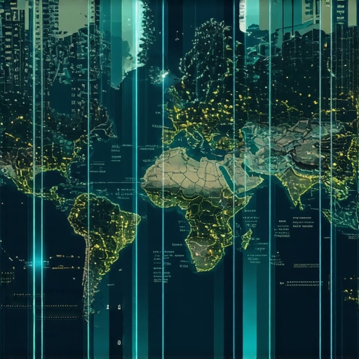 Advanced Geospatial AI and Local Search Synergy Futuristic digital map illustrating AI-driven geospatial analytics enhancing local Google Maps rankings.