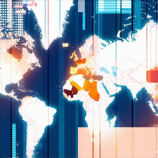 Digital map showing proximity and relevance signals in local search optimization.