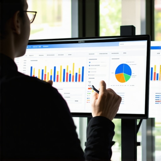 Analyzing Customer Behavior for Local SEO Business owner reviewing customer engagement data on a screen