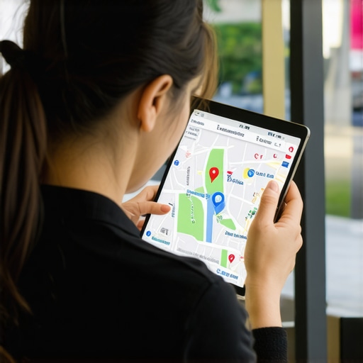 Local Business Community Engagement People interacting with local business multimedia on Google Maps