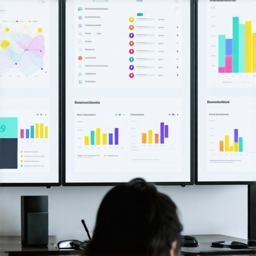 Dashboard displaying data of customer interactions across multiple local marketing channels