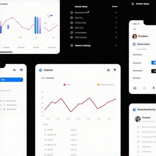 A digital analytics dashboard showing consumer engagement metrics and geolocation data for local SEO