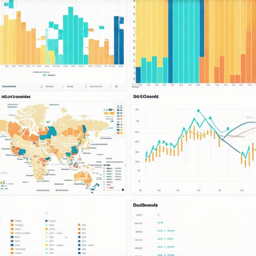 Illustration of digital maps and analytics data representing advanced local SEO signals