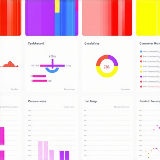 Dashboard showing real-time analytics for local consumer behavior including heat maps and trend graphs.