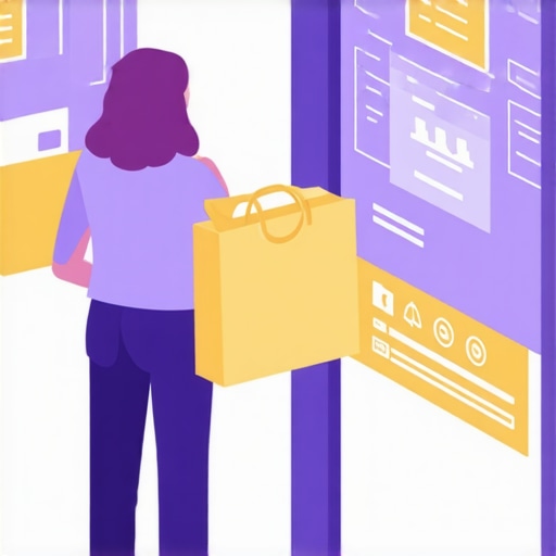 Diagram illustrating consumer data flow from IoT sensors to analytics platforms in retail environments