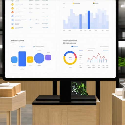 Customer Engagement Analytics in Retail Digital dashboard showing in-store customer behavior metrics.