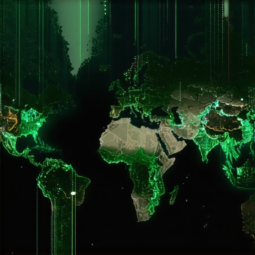 A digital map showing hyper-localized search zones with personalized overlays.