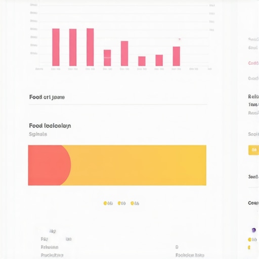 Dashboard displaying real-time foot traffic and social engagement metrics for local businesses