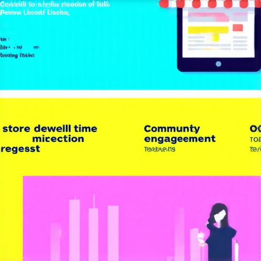 Infographic illustrating consumer behaviors like dwell time and directional requests boosting Google Maps ranking
